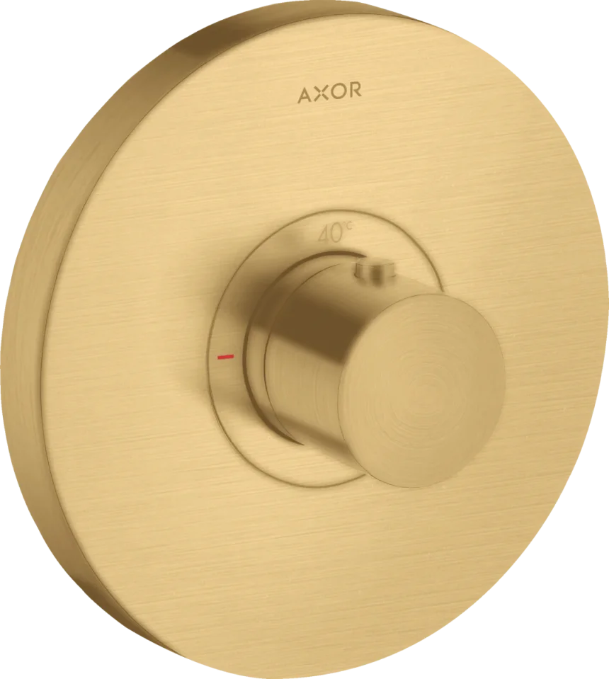 Axor Showerselect Thermostatic Shower Mixer Concealed 215 X 178 X 130mm Gold - Brushed product image - Image 1