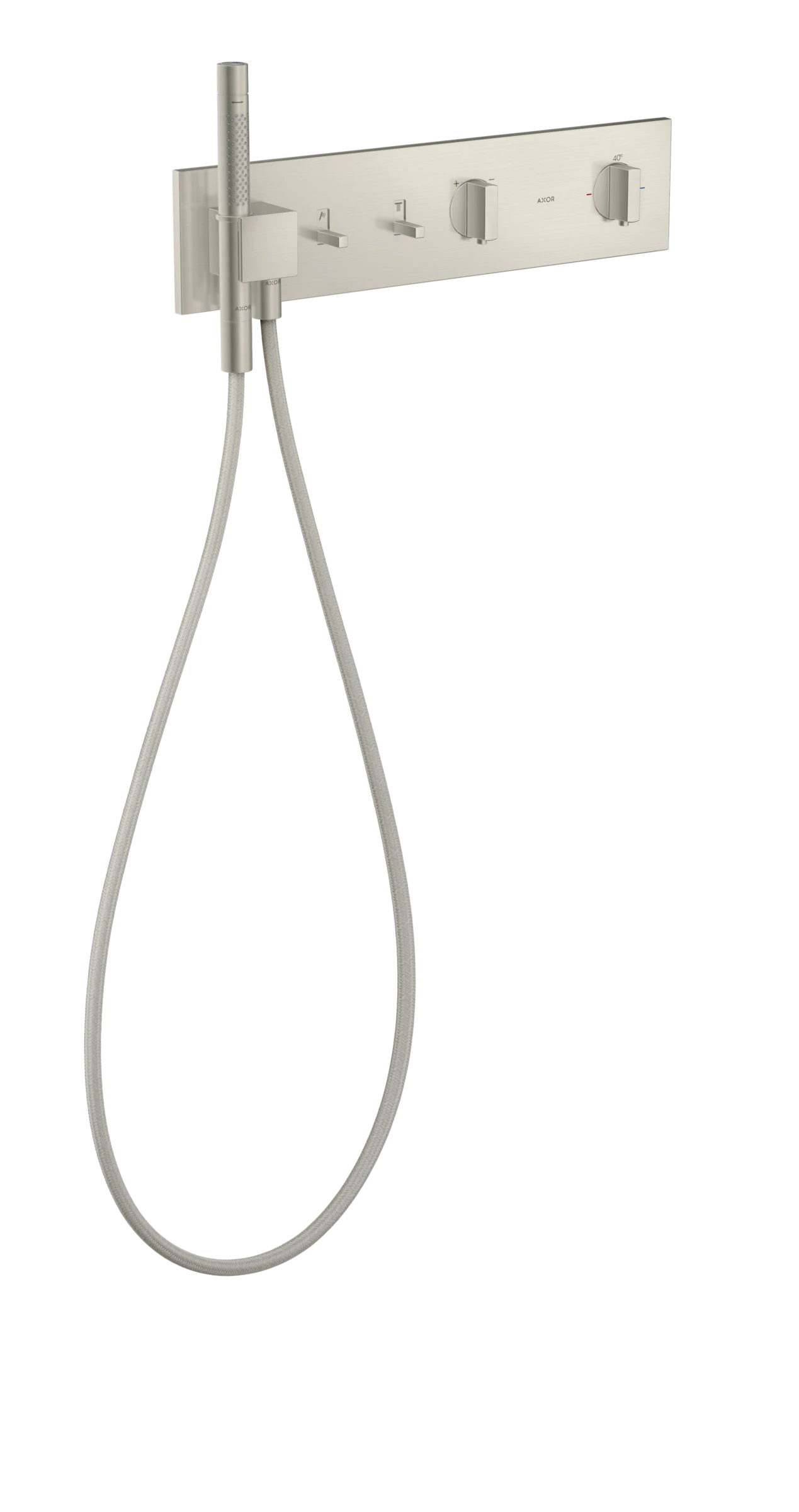 Axor Showercomposition Thermostatic Shower Mixer Concealed 560 X 390 X 150mm Stainless Steel
