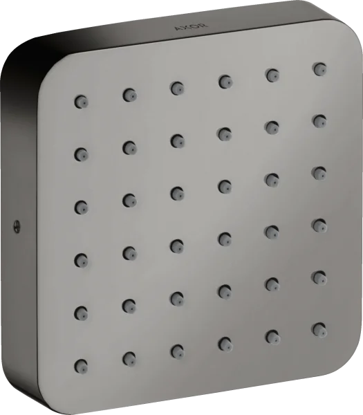 Axor Citterio E Shower Module 120/120 For Concealed Installation Softsquare Polished Black Chrome
