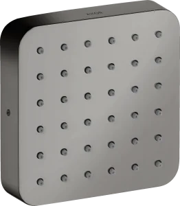 Axor Citterio E Shower Module 120/120 For Concealed Installation Softsquare Polished Black Chrome