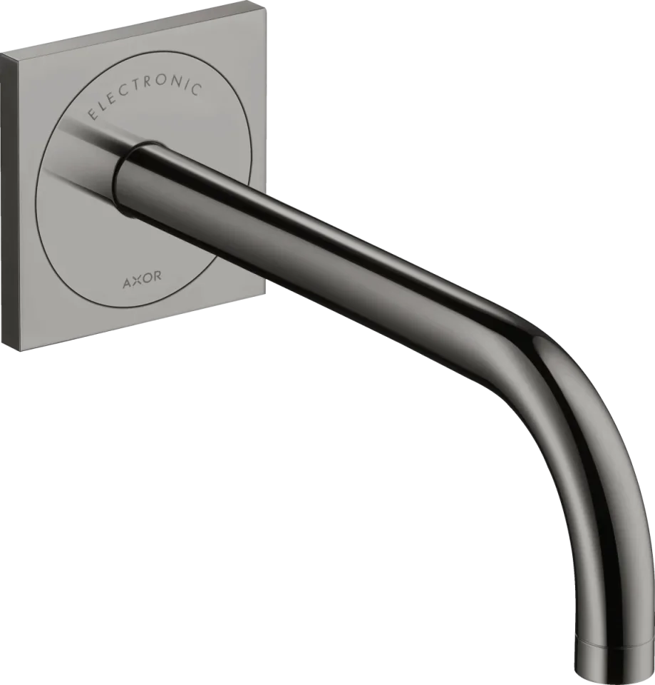 Axor Uno Electronic Taps 397 X 234 X 105mm Gunmetal/chrome - Polished product image - Image 1