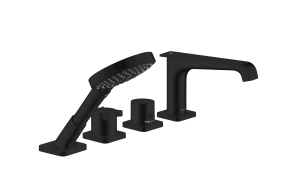Axor Citterio E Thermostatic Bath Filler Concealed 490 X 265 X 135mm Black - Matt