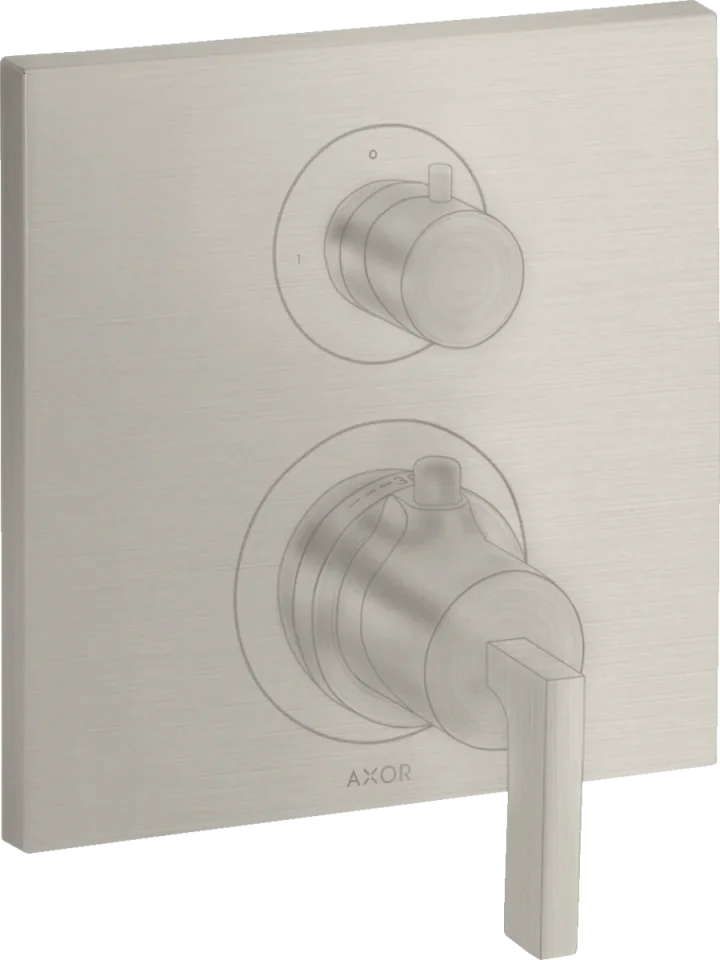 Axor Citterio Thermostatic Shower Mixer Concealed 217 X 187 X 135mm Stainless Steel product image - Image 1
