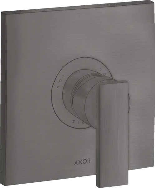 Axor Citterio Single Lever Manual Shower Mixer For Concealed Installation With Lever Handle Brushed Black Chrome