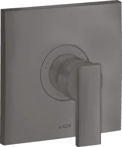 Axor Citterio Single Lever Manual Shower Mixer For Concealed Installation With Lever Handle Brushed Black Chrome