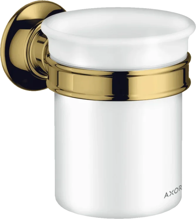 Axor Montreux Tooth Brush Tumbler 180 X 150 X 80mm Gold - Polished product image - Image 1