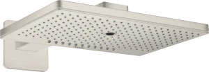 Axor Showersolutions Overhead Shower 460/300 3jet With Shower Arm And Softsquare Escutcheon Stainless Steel
