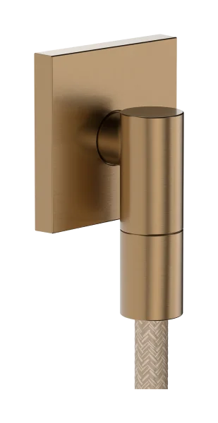 Hansgrohe Fixfit Fine E Wall Outlet 97 X 83 X 65mm Bronze - Brushed