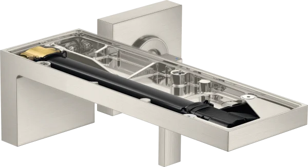 Axor Myedition Single Lever Basin Mixer For Concealed Installation Wall-mounted With Spout 221 Mm Without Plate Stainless Steel