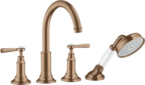Axor Montreux Bath Mixers Concealed 505 X 270 X 135mm Rose Gold/gold - Brushed