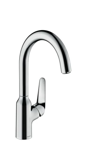 Hansgrohe Focus M42 Single Lever Kitchen Mixer 220, Single Spray Mode Chrome
