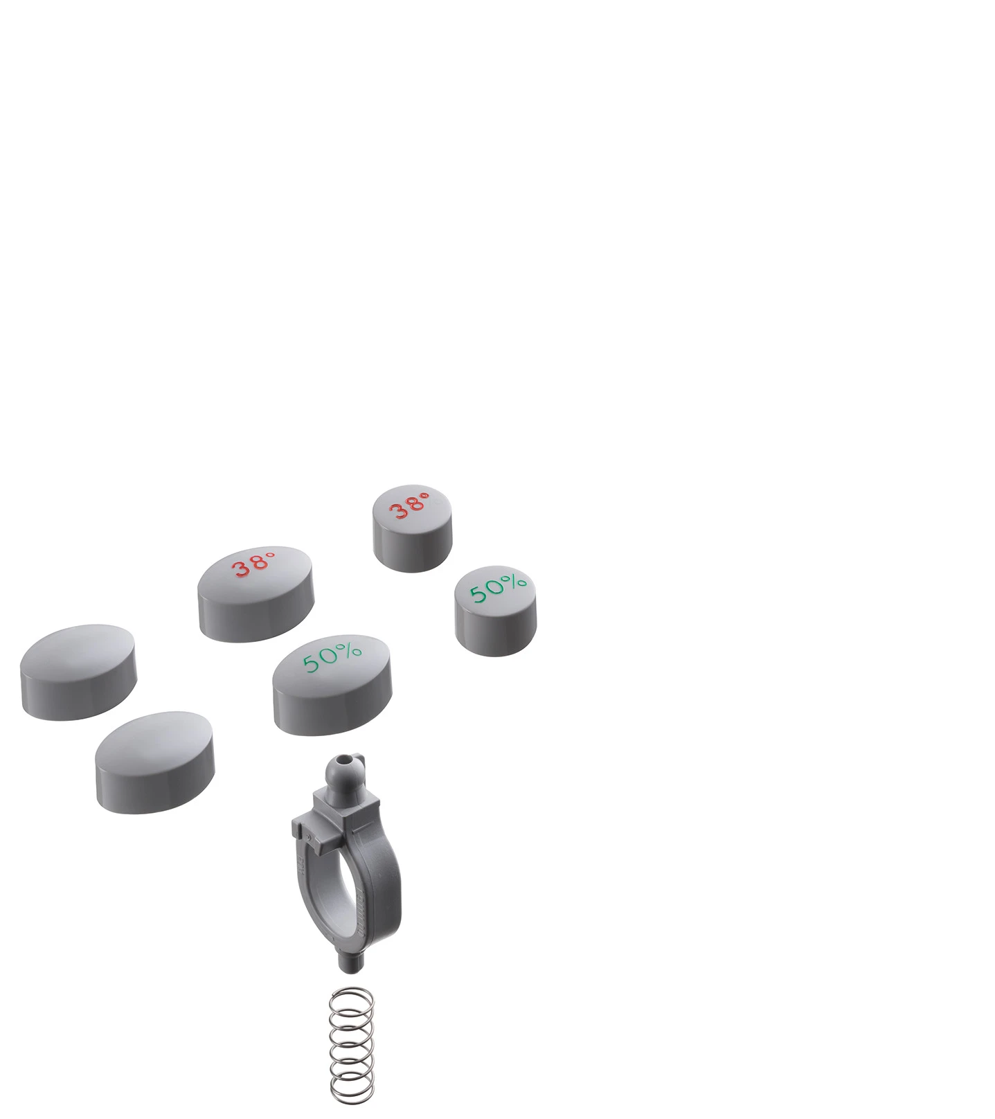 Hansgrohe Buttons For Ecostat 1001 Grey