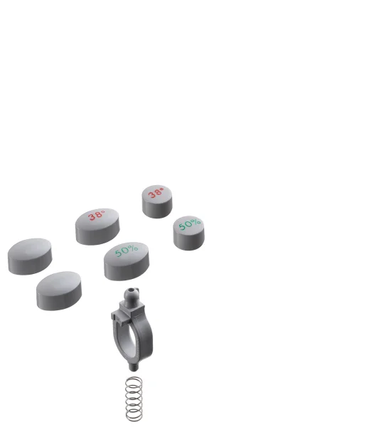 Hansgrohe Buttons For Ecostat 1001 Grey
