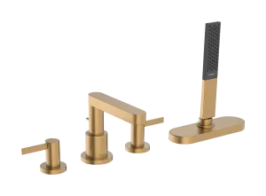 Hansgrohe Finoris Bath Mixers Concealed 553 X 285 X 229mm Bronze - Brushed