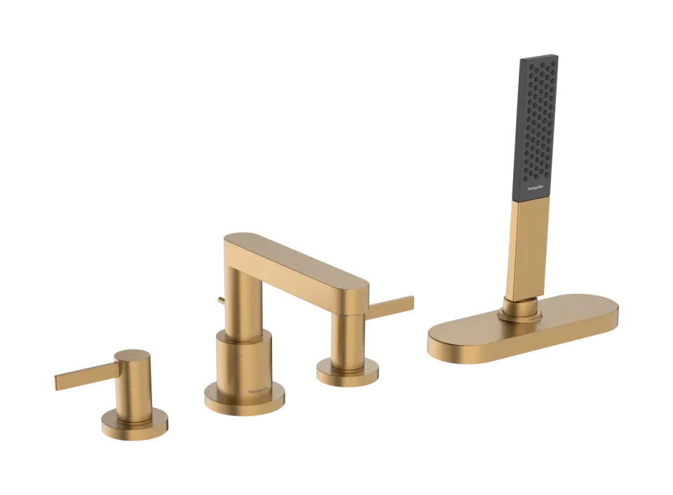 Hansgrohe Finoris Bath Mixers Concealed 553 X 285 X 229mm Bronze - Brushed product image - Image 1