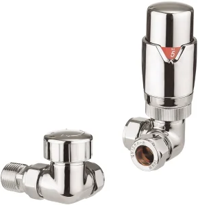 Crosswater Pier Corner Trv Rad Valve Chrome