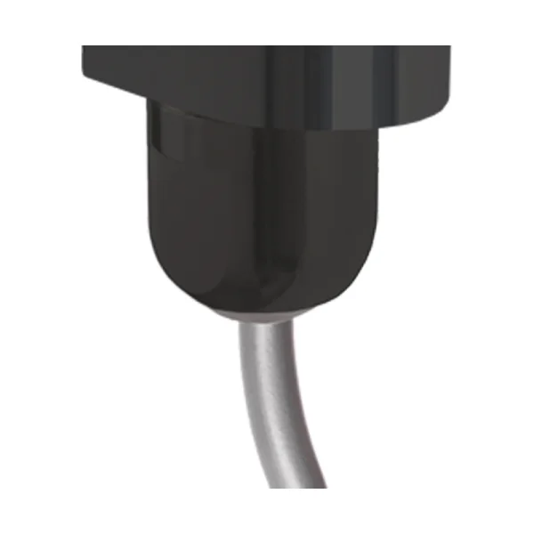 Abacus Standard Electric Element Matt Black With Grey Cable - 600w