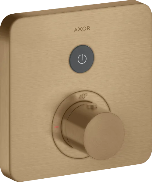 Axor Showerselect Thermostatic Mixer Softsquare For Concealed Installation For 1 Outlet Brushed Bronze