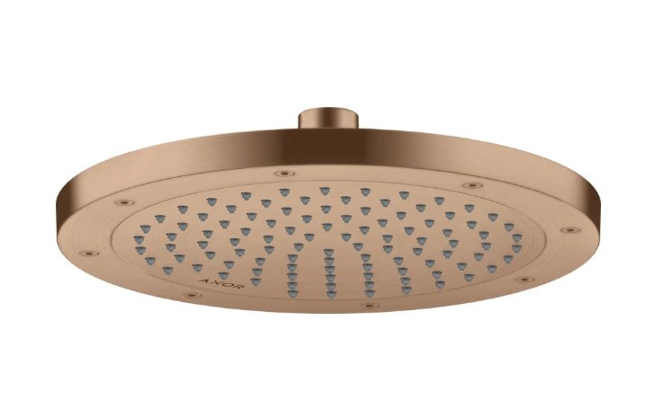Axor Showersolutions Overhead Showers 283 X 265 X 91mm Rose Gold/gold - Brushed