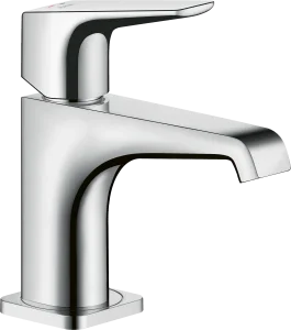 Axor Citterio E Single Lever Basin Mixer 90 For Cloakroom Basins With Lever Handle Without Waste Stainless Steel