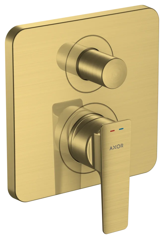 Axor Citterio E Bath Mixers Concealed 215 X 180 X 130mm Gold - Brushed product image - Image 1