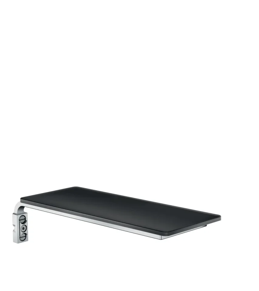 Hansgrohe Casetta Soap Dishes /-basket 250 X 100 X 75mm Chrome/black product image - Image 1