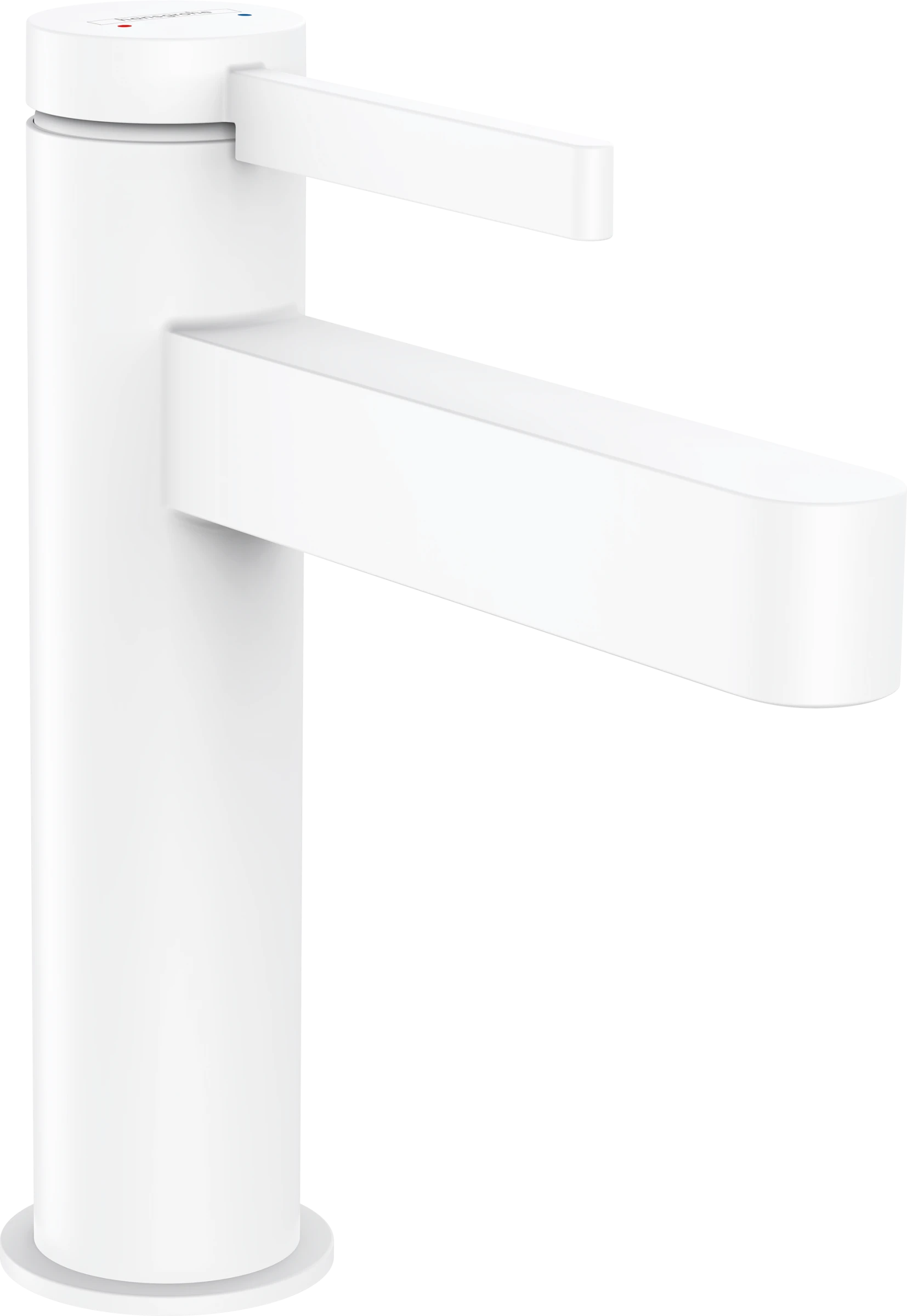 Hansgrohe Finoris Single Lever Basin Mixer 110 With Pop-up Waste Set Matt White