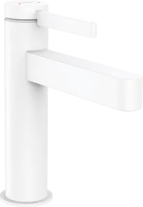 Hansgrohe Finoris Single Lever Basin Mixer 110 With Pop-up Waste Set Matt White