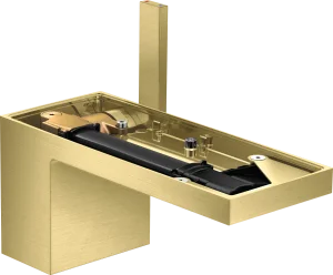 Axor Myedition Single Lever Basin Mixer 70 With Push-open Waste Without Plate Brushed Brass