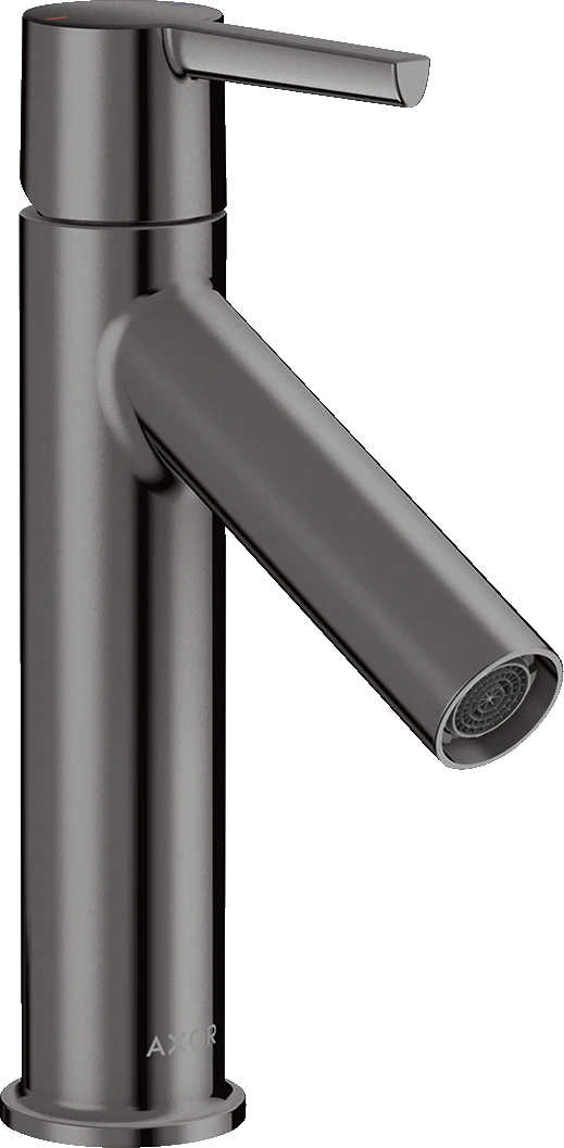 Axor Starck Single Lever Basin Mixer 100 Without Waste Polished Black Chrome