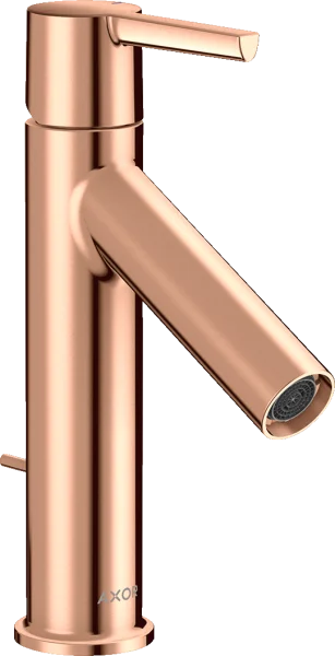 Axor Starck Single Lever Basin Mixer 100 With Lever Handle And Pop-up Waste Polished Red Gold