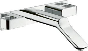 Axor Urquiola 3-hole Basin Mixer For Concealed Installation Wall-mounted With Spout 228 Mm Brushed Nickel