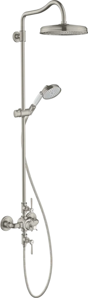 Axor Montreux Showerpipes With Thermostatic Mixer 1020 X 336 X 250mm Stainless Steel product image - Image 1