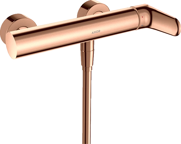Axor Citterio M Single Lever Manual Shower Mixer For Exposed Installation Polished Red Gold
