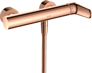 Axor Citterio M Single Lever Manual Shower Mixer For Exposed Installation Polished Red Gold