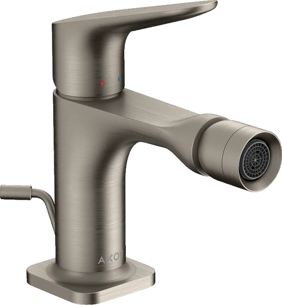 Axor Citterio M Single Lever Bidet Mixer With Pop-up Waste Stainless Steel