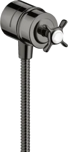 Axor Montreux Shut-off Valves 217 X 78 X 75mm Gunmetal/chrome - Polished