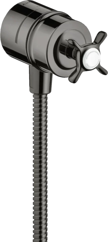 Axor Montreux Shut-off Valves 217 X 78 X 75mm Gunmetal/chrome - Polished product image - Image 1