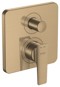 Axor Citterio E Single Lever Manual Bath Mixer For Concealed Installation With Integrated Backflow Prevention Brushed Bronze