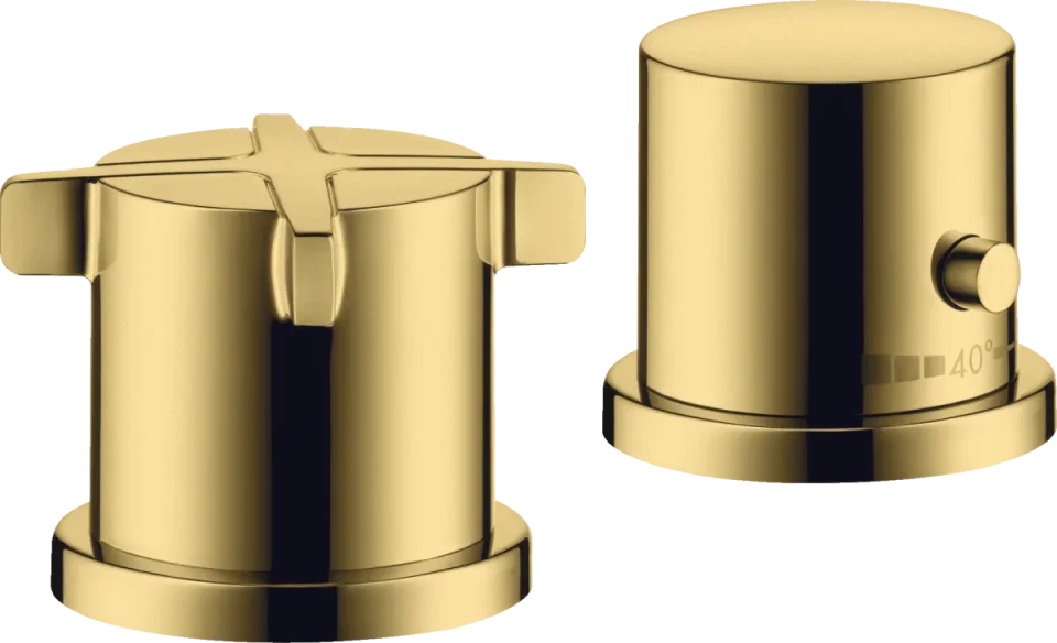 Axor Citterio E Thermostatic Bath Filler Concealed 130 X 110 X 87mm Gold - Polished product image - Image 1