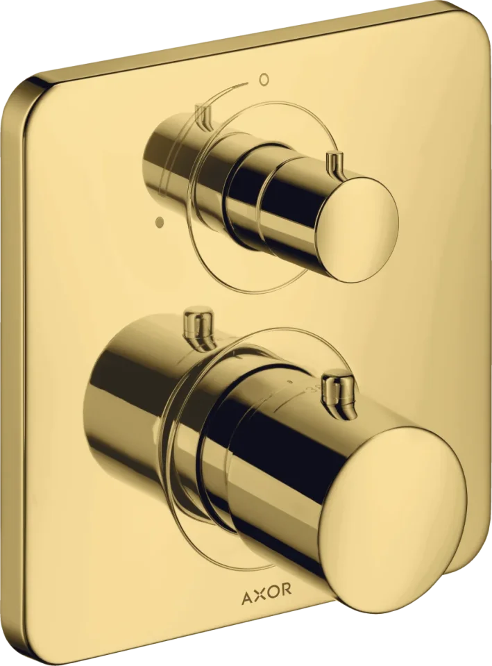 Axor Citterio M Thermostatic Shower Mixer Concealed 230 X 180 X 135mm Gold - Polished product image - Image 1