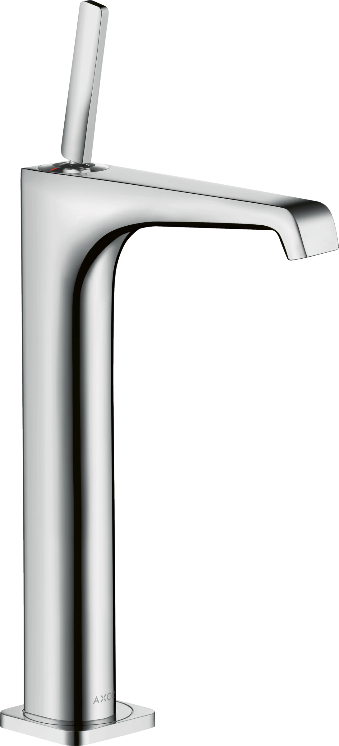 Axor Citterio E Single Lever Basin Mixer 250 With Pin Handle For Wash Bowls With Waste Stainless Steel