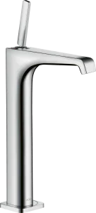 Axor Citterio E Single Lever Basin Mixer 250 With Pin Handle For Wash Bowls With Waste Stainless Steel
