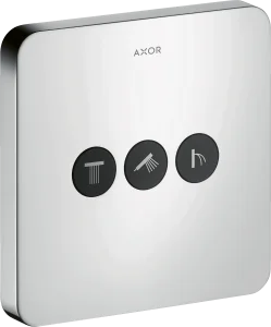 Axor Showerselect Valve Softsquare For Concealed Installation For 3 Outlets Stainless Steel