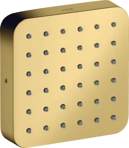 Axor Citterio E Shower Module 120/120 For Concealed Installation Softsquare Gold Polished