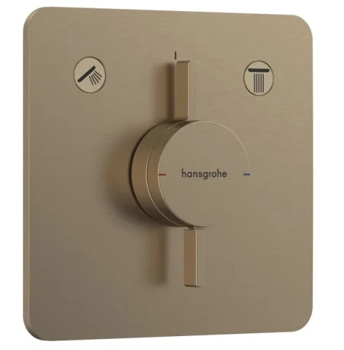 Hansgrohe Duoturn Q Shower Mixers Concealed 262 X 233 X 168mm Bronze - Brushed product image - Image 1