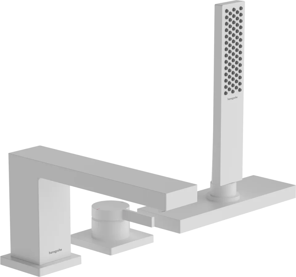 Hansgrohe Tecturis E Bath Mixers Concealed 540 X 280 X 220mm White - Matt product image - Image 1