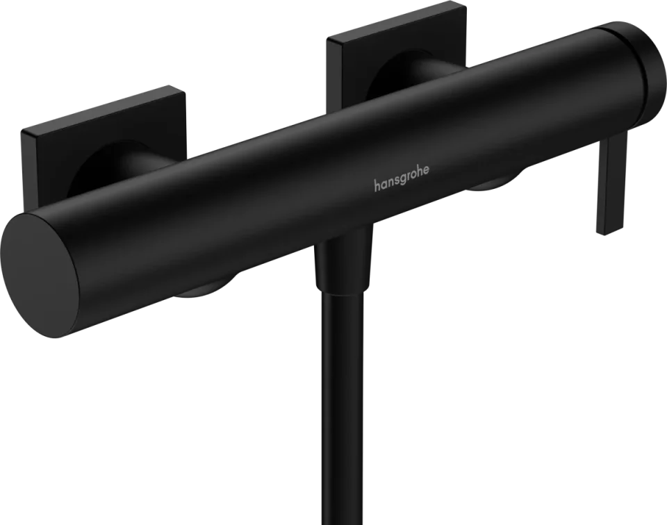 Hansgrohe Tecturis E Shower Mixers Exposed 360 X 135 X 108mm Black - Matt product image - Image 1