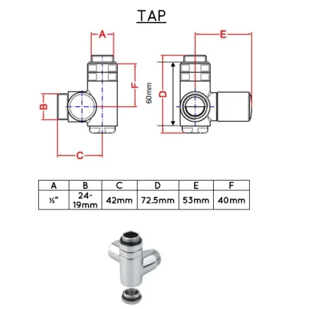 Jis Dual Fuel Valves Polished Stainless Steel detail view - Image 4