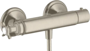 Axor Montreux Thermostatic Shower Mixer Exposed 360 X 135 X 105mm Nickel - Brushed